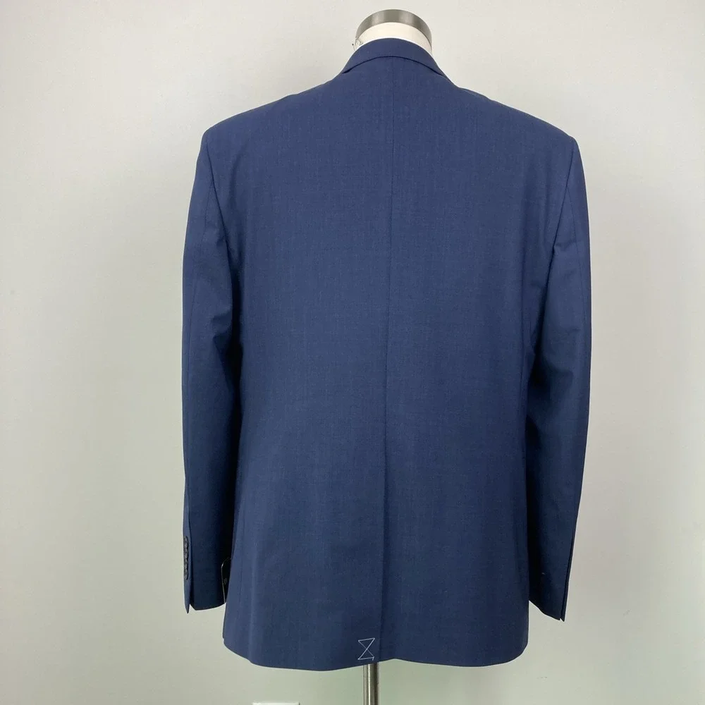 B By Brooks Brothers Blazer Mens 42R Navy Wool Blend Jacket
